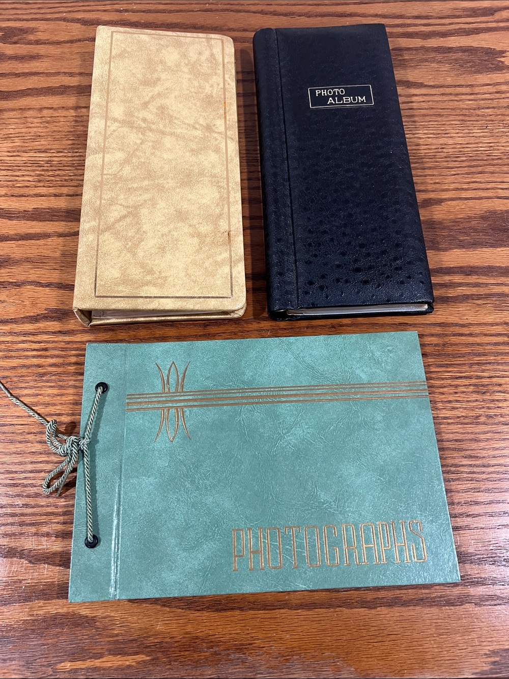 BUNDLE (3) vintage photo albums